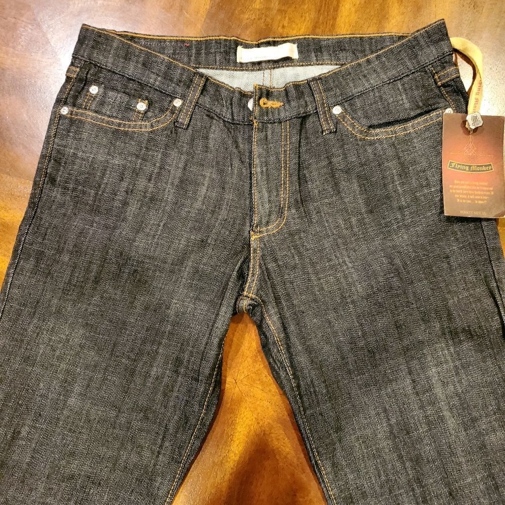 Flying Monkey Embellished Jeans